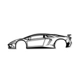 2017 Aventador SV Metal Car Wall Art - MT0582