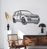 2017 Range Rover Perspective Metal Car Wall Art - MT1122