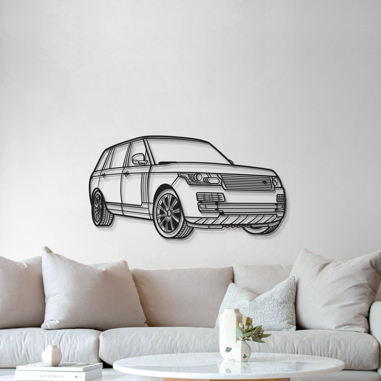 2017 Range Rover Perspective Metal Car Wall Art - MT1122