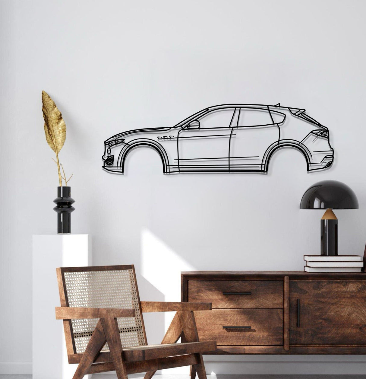 2017 Levante 1st Gen Metal Car Wall Art - MT0598