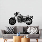 2017 V9 Bobber Metal Motorcycle Wall Art - MT1409