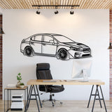 2017 Impreza WRX STI Perspective Metal Car Wall Art - MT1289