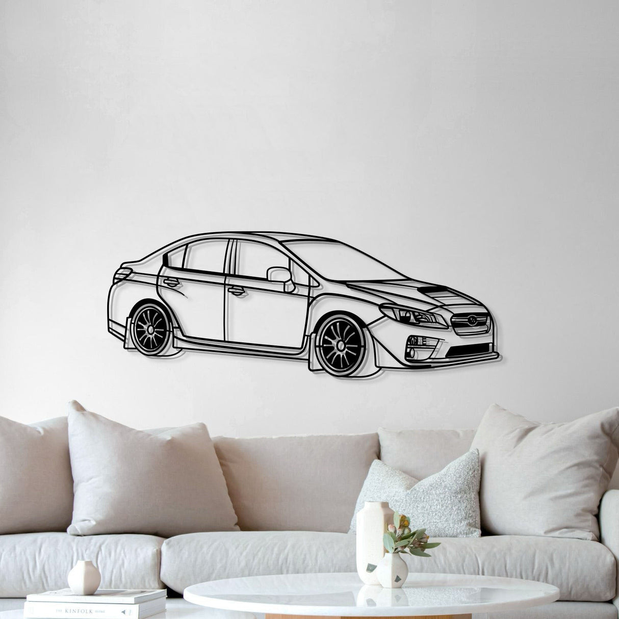 2017 Impreza WRX STI Perspective Metal Car Wall Art - MT1289