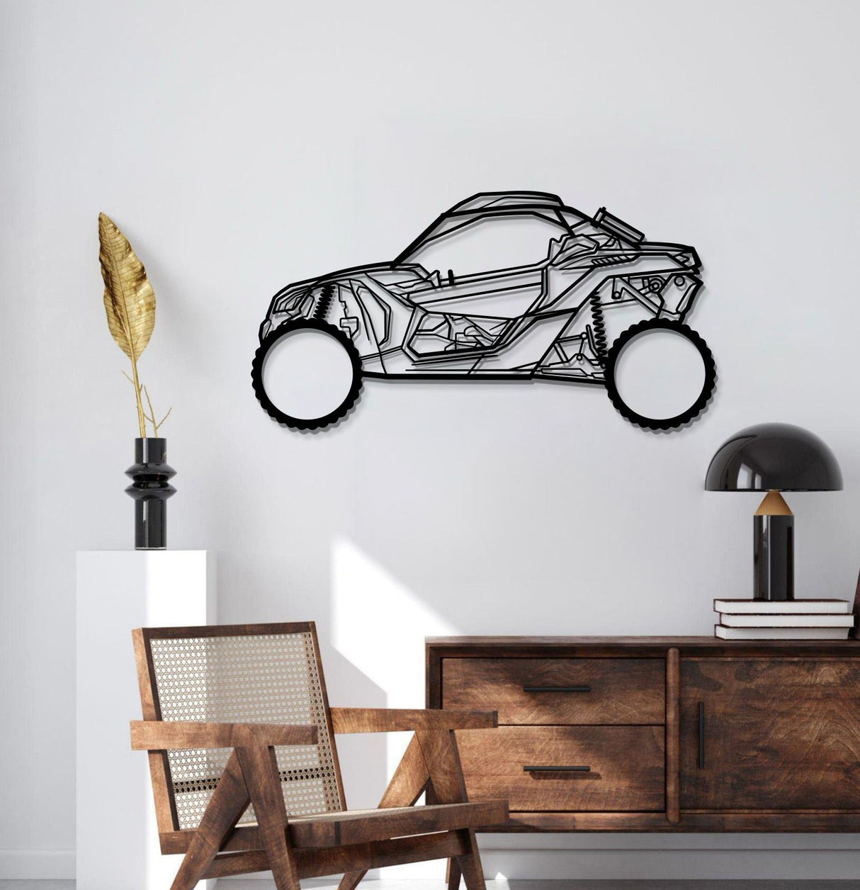 2018 Maverıck X RS Turbo Metal Car Wall Art - MT1199