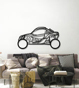 2018 Maverıck X RS Turbo Metal Car Wall Art - MT1199