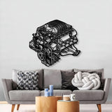 2018 Challanger HEMI Metal Engine Block Wall Art - MTEB-0002