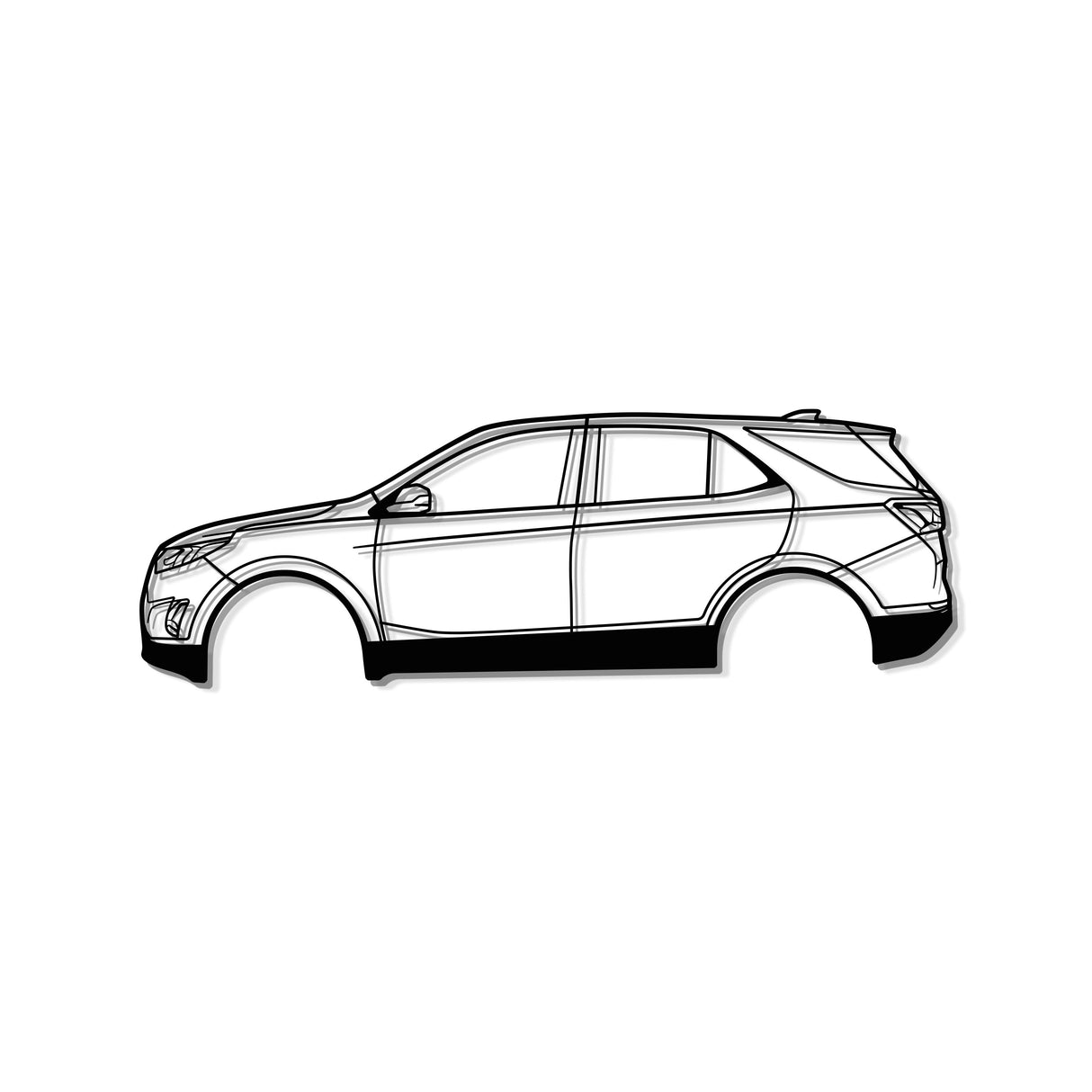 2018 Equinox 3rd Gen Metal Car Wall Art - MT0623