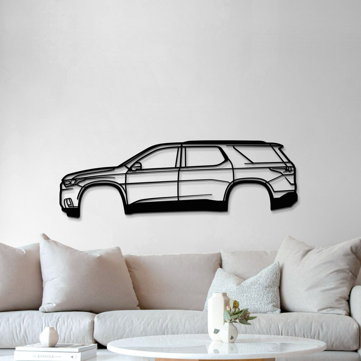 2018 Traverse 2nd Gen Metal Car Wall Art - MT0633