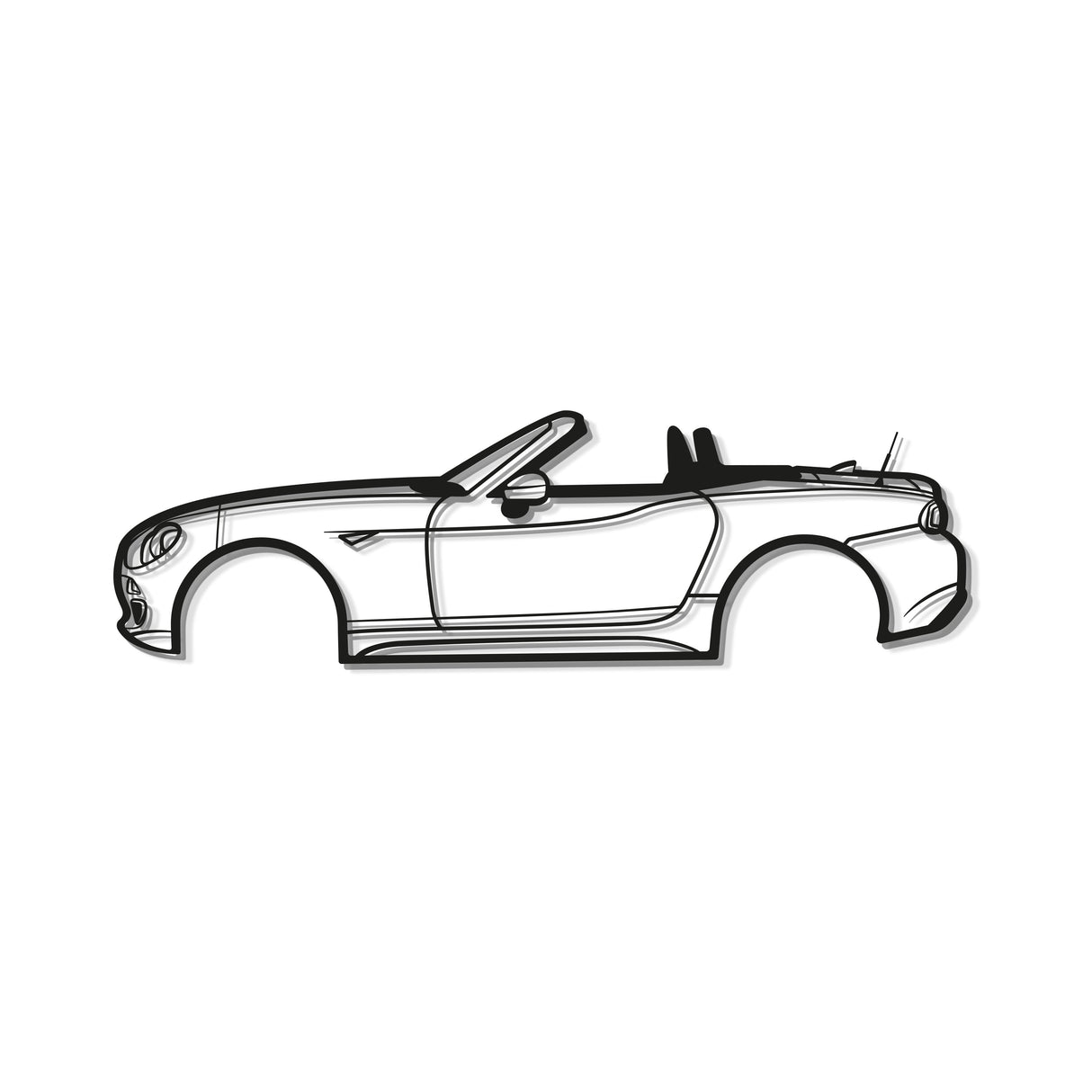 2018 124 Spider Metal Car Wall Art - MT0609