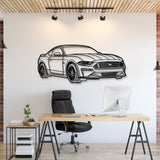 2018 Mustang GT Perspective Metal Car Wall Art - MT1315