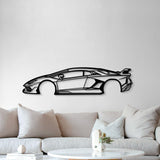 2018 Aventador SVJ Metal Car Wall Art - MT0613