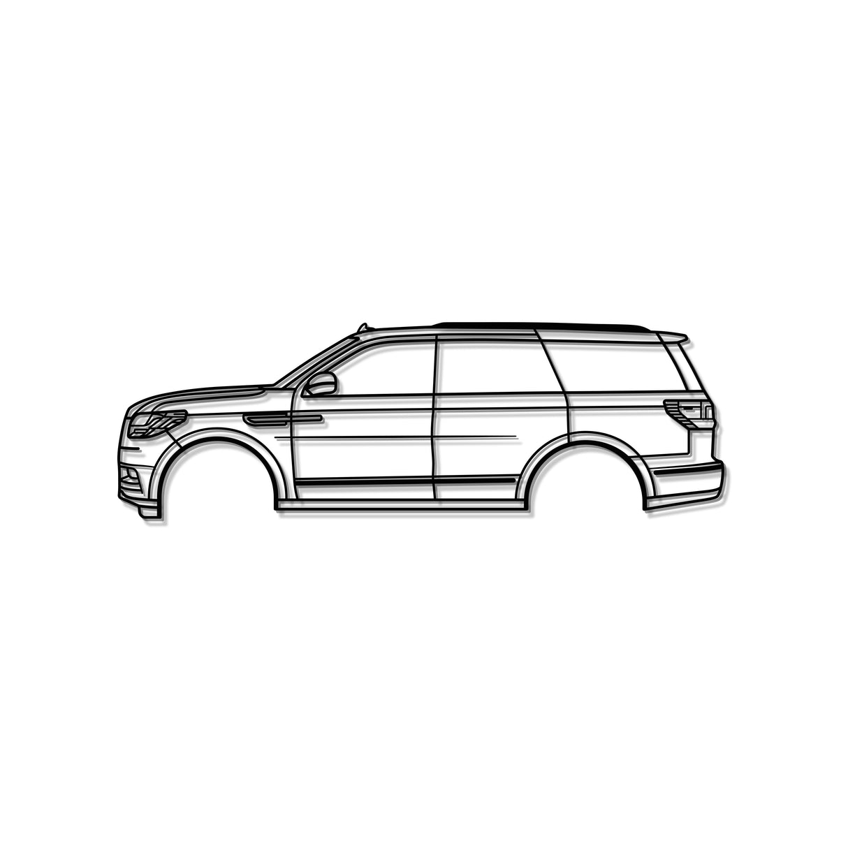 2018 Navigator 4th Gen Metal Car Wall Art - MT0627