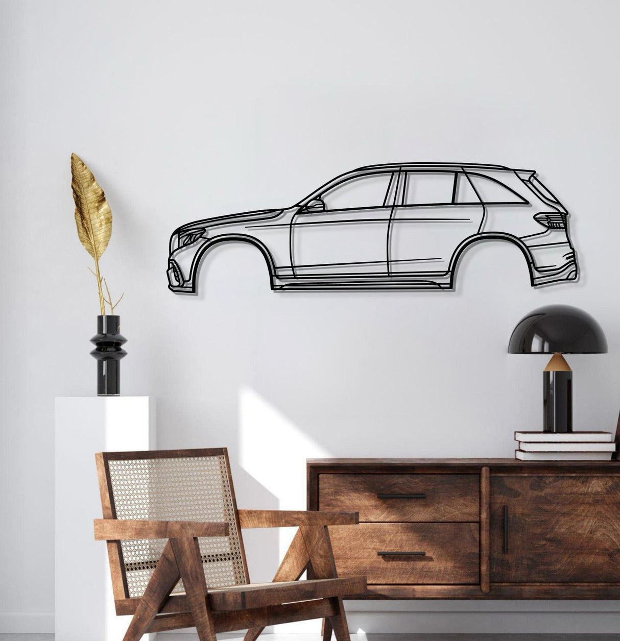 2018 AMG GLC 63 SUV X253 (1st Gen) Metal Car Wall Art - MT0611