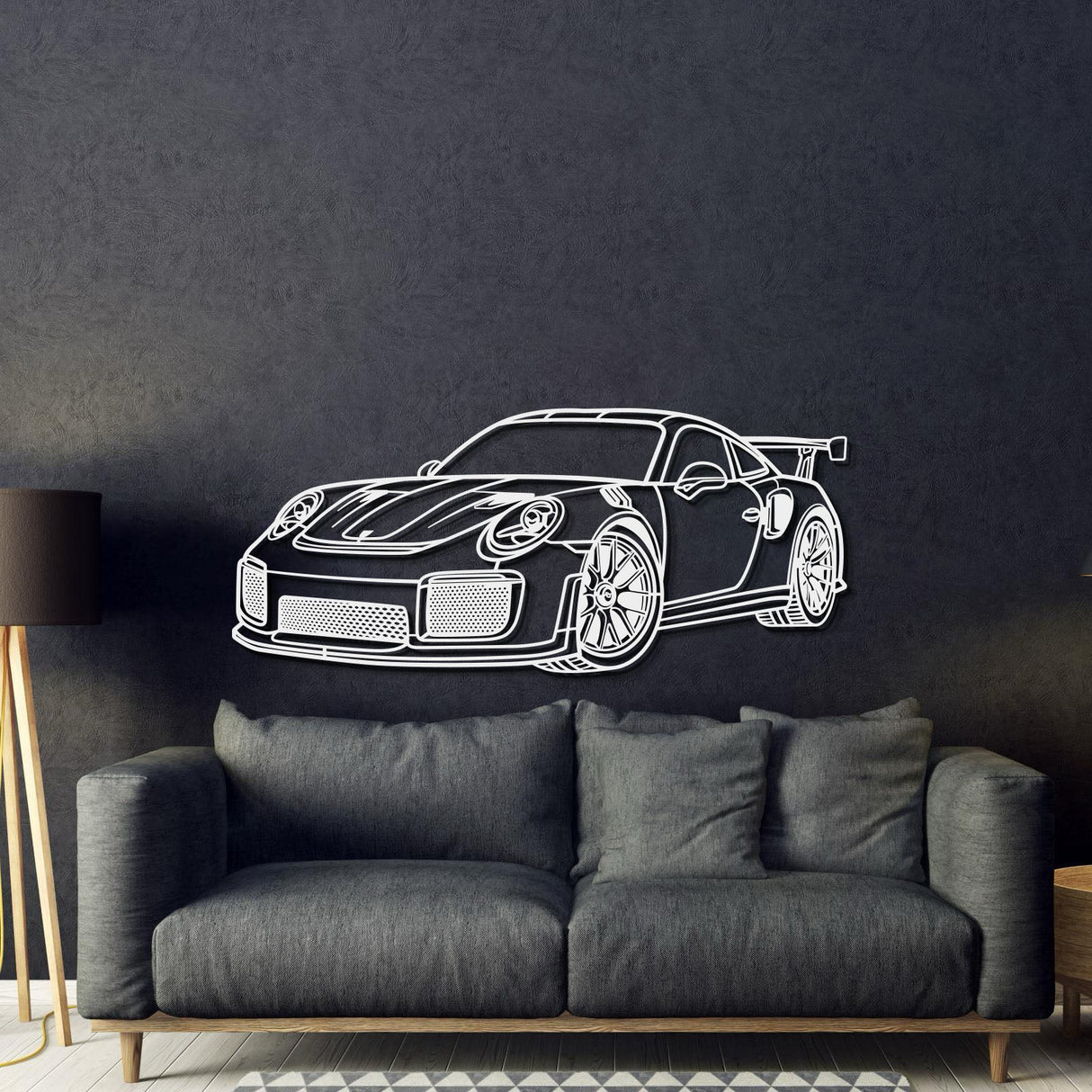 Perspective Metal Car Wall Art - MT0461