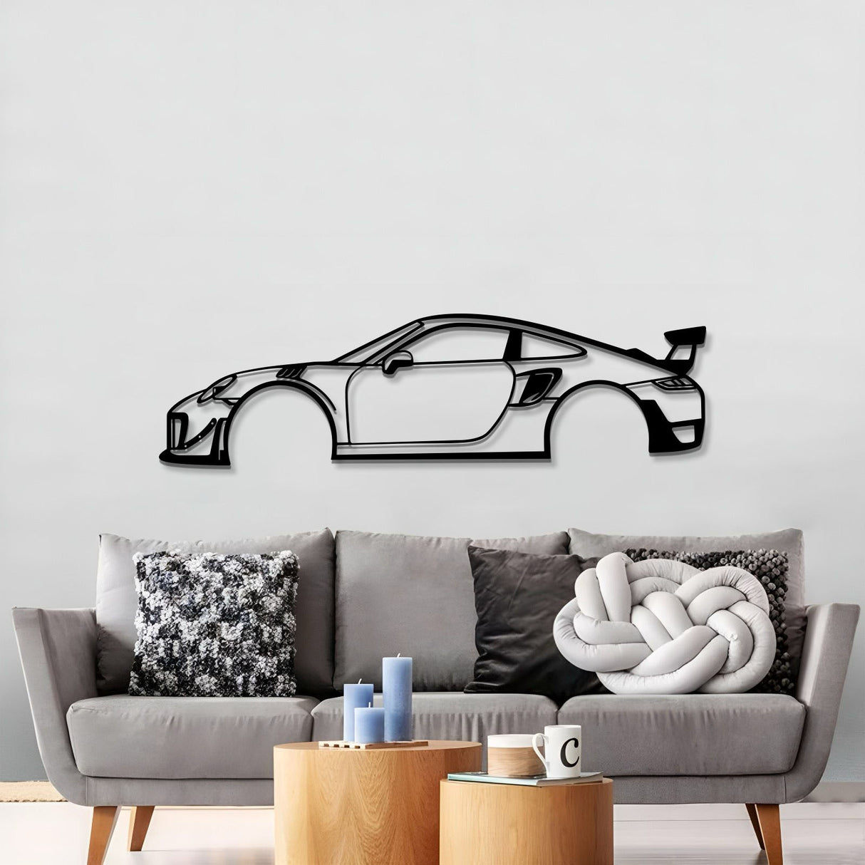 Metal Car Wall Art - MT0646