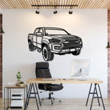 2018 Tacoma Perspective Metal Car Wall Art - MT0469