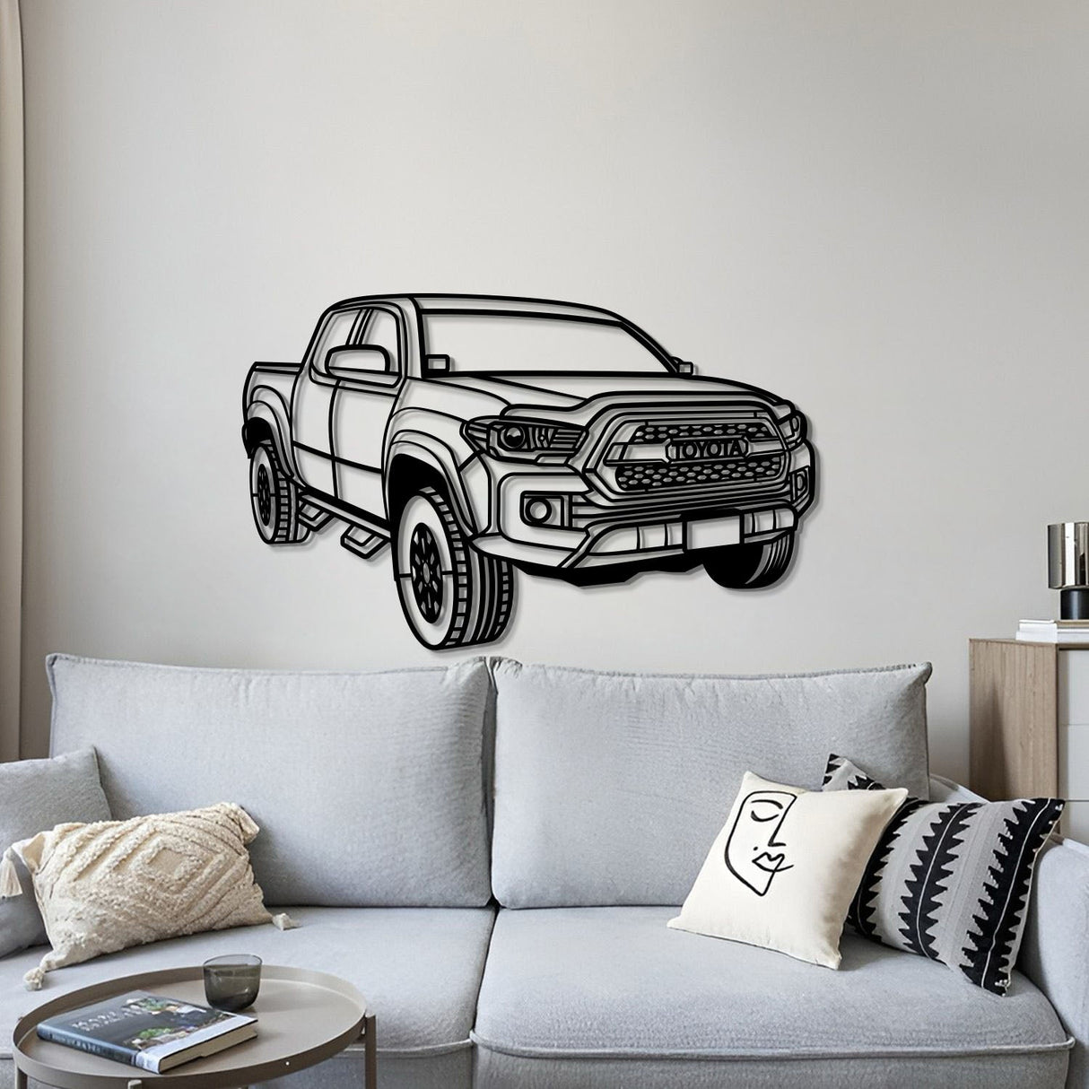 2018 Tacoma Perspective Metal Car Wall Art - MT0469