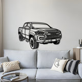 2018 Tacoma Perspective Metal Car Wall Art - MT0469