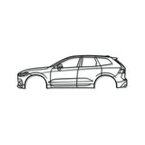 2018 XC60 2nd Gen Metal Car Wall Art - MT0639