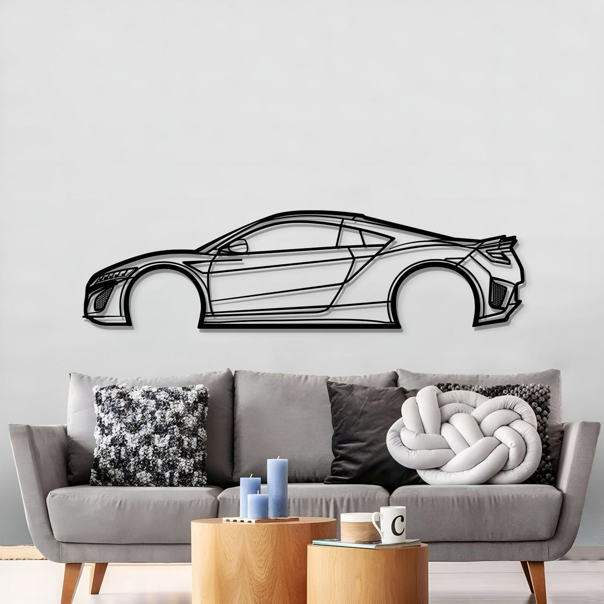 2019 NSX Metal Car Wall Art - MT0671