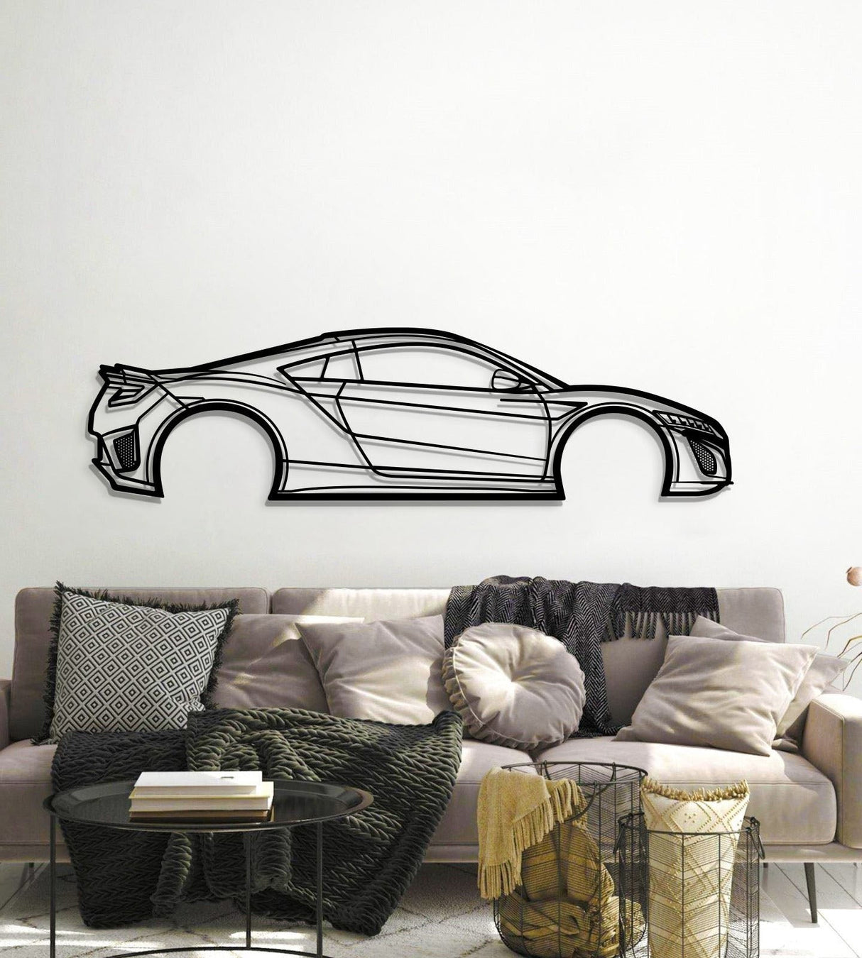 2019 NSX Metal Car Wall Art - MT0671