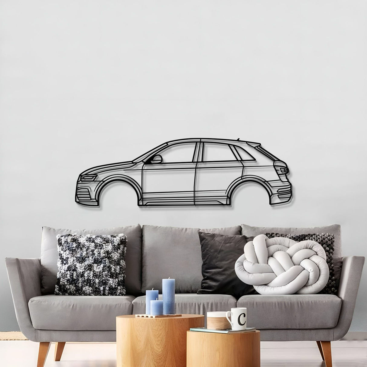 2019 Q3 2nd Gen Metal Car Wall Art - MT0673