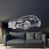 2019 A4 Perspective Metal Car Wall Art - MT1238