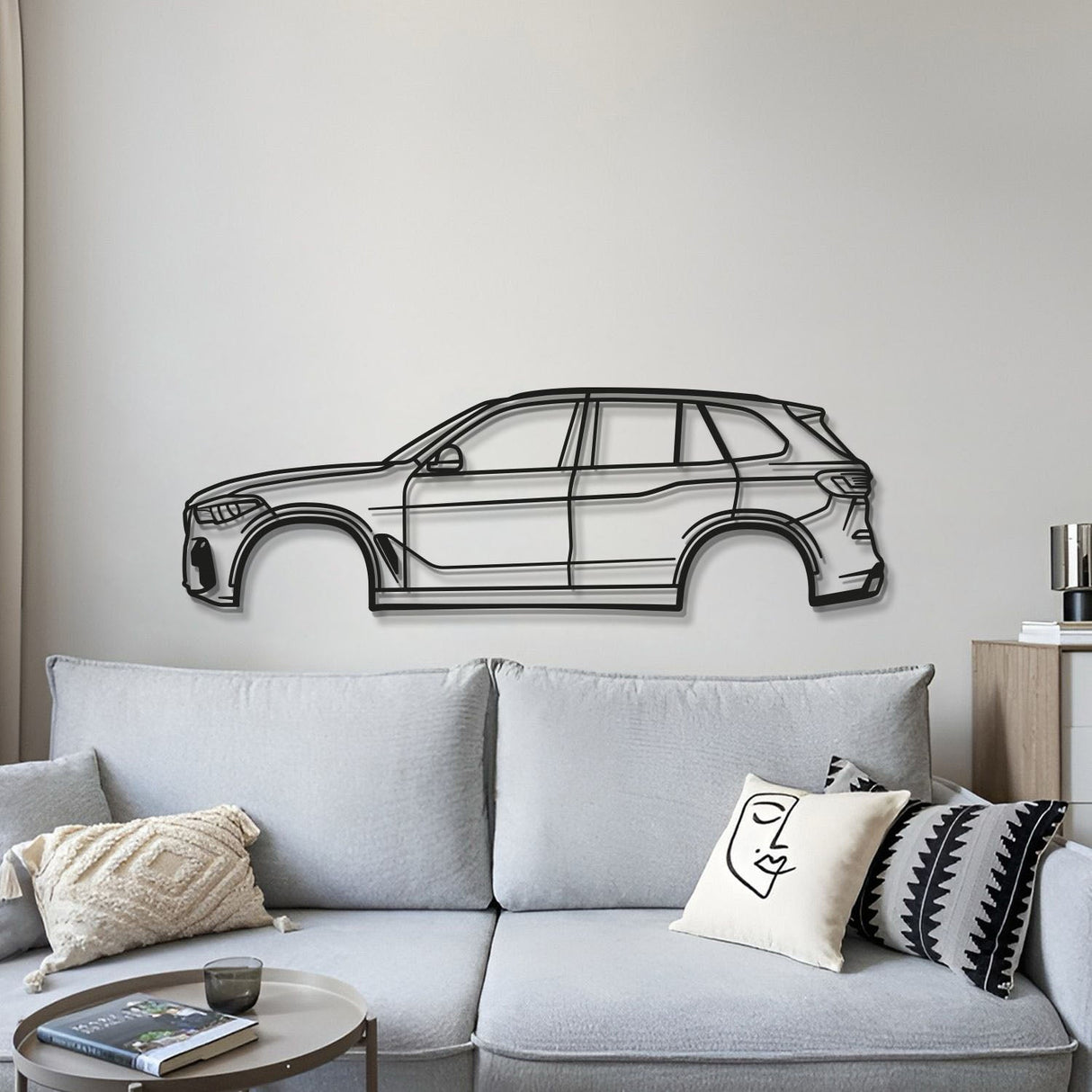 2019 X5 G05 4th Gen Metal Car Wall Art - MT0686