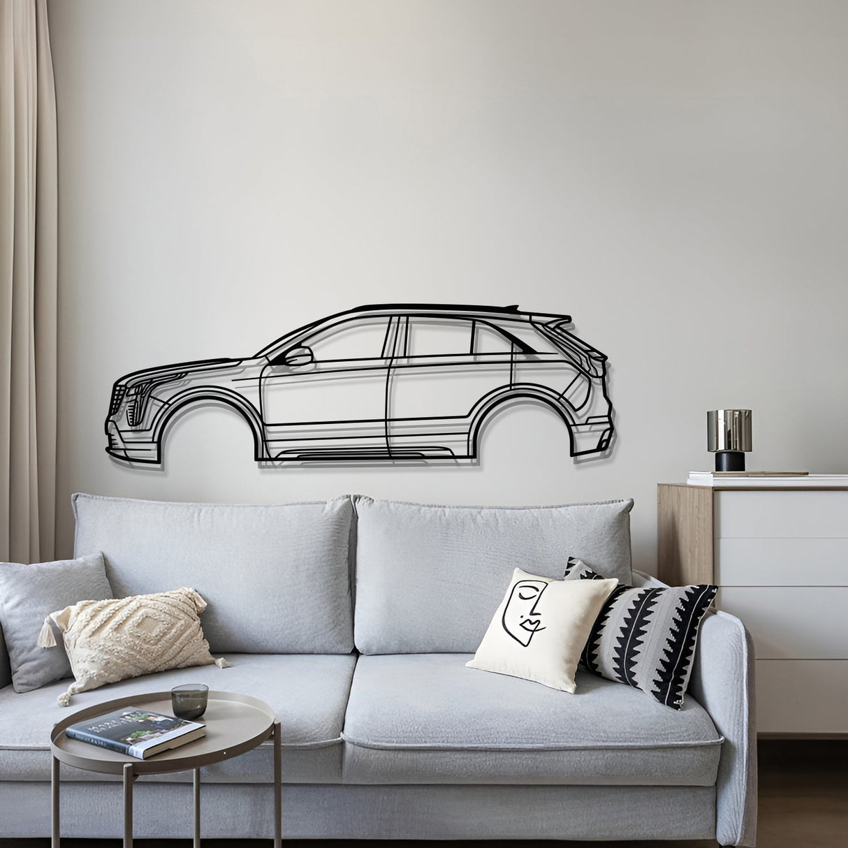 2019 XT4 1st Gen Metal Car Wall Art - MT0689