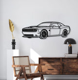 2019 Challanger SRT Perspective Metal Car Wall Art - MT1261