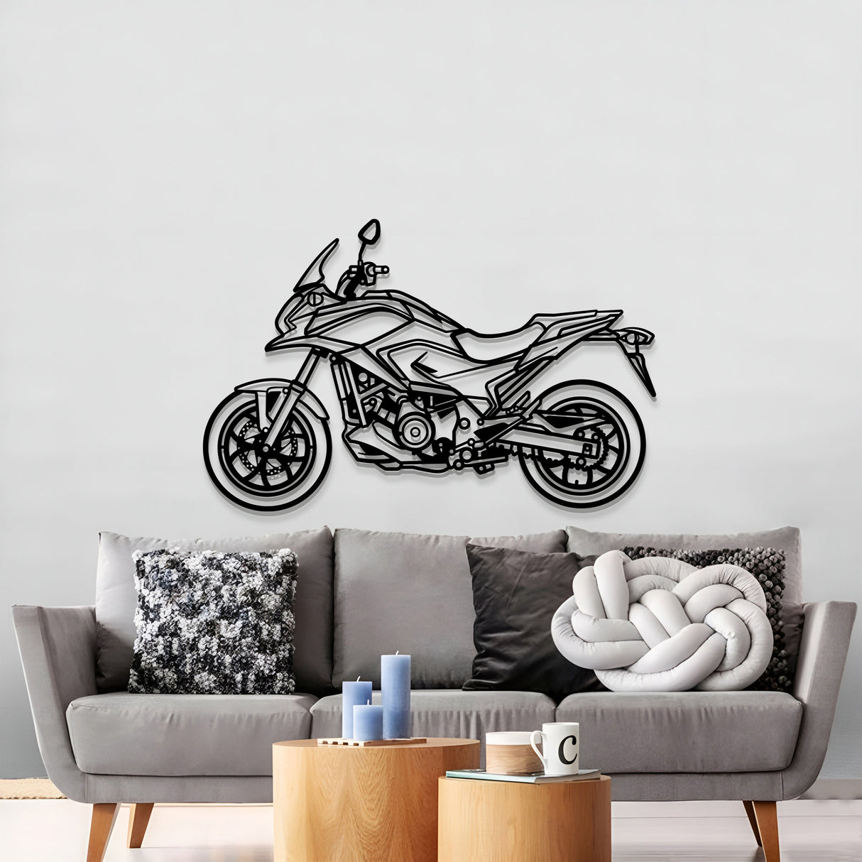 2019 NC-750X Metal Motorcycle Wall Art - MT1398