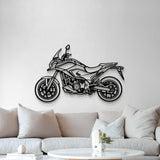 2019 NC-750X Metal Motorcycle Wall Art - MT1398