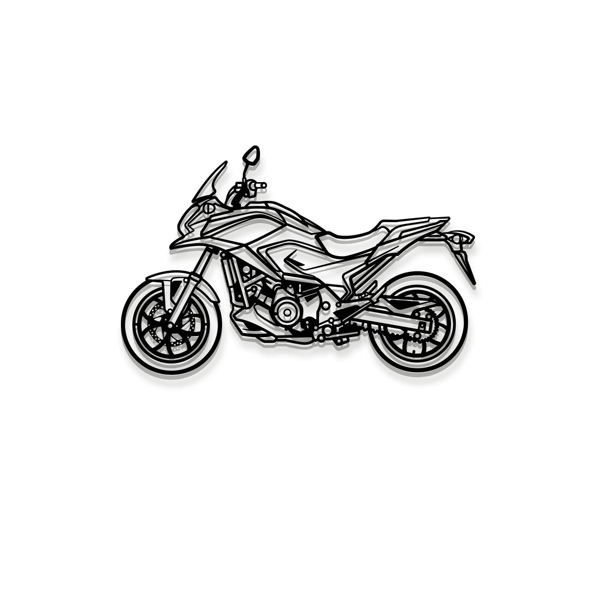 2019 NC-750X Metal Motorcycle Wall Art - MT1398