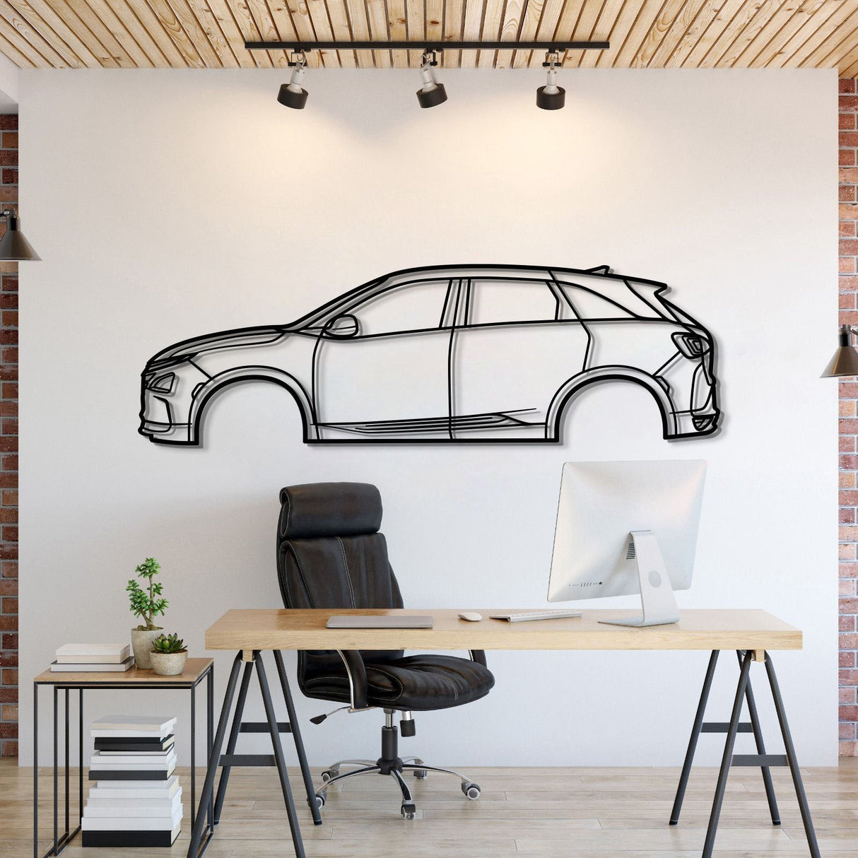 2019 Nexo 1st Gen Metal Car Wall Art - MT0670