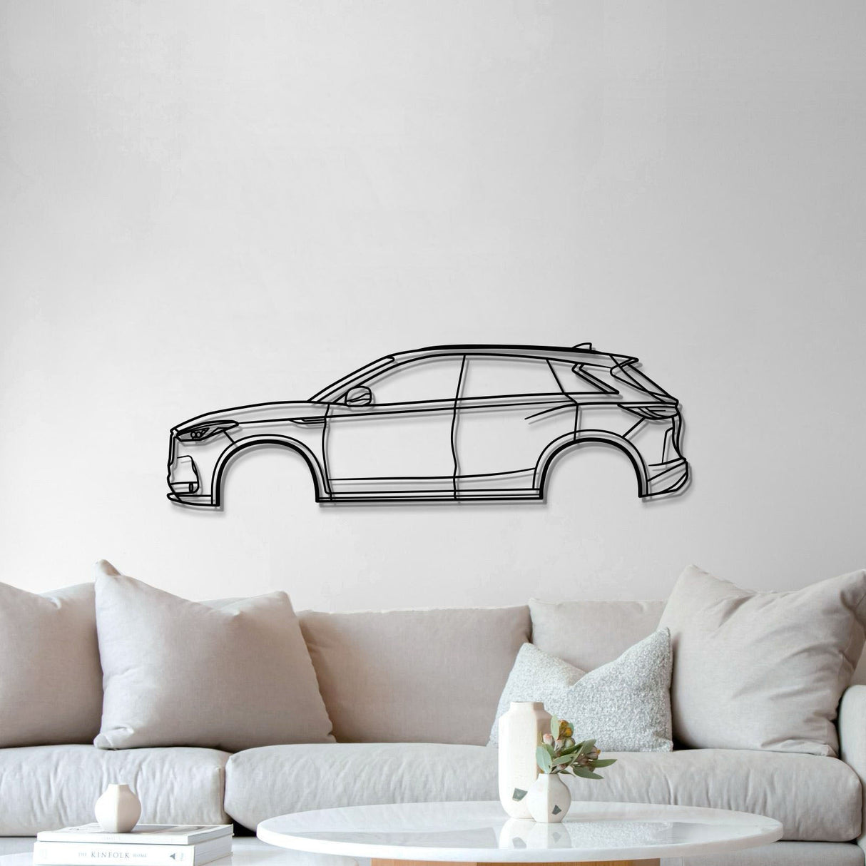 2019 QX50 2nd Gen (J55) Metal Car Wall Art - MT0675