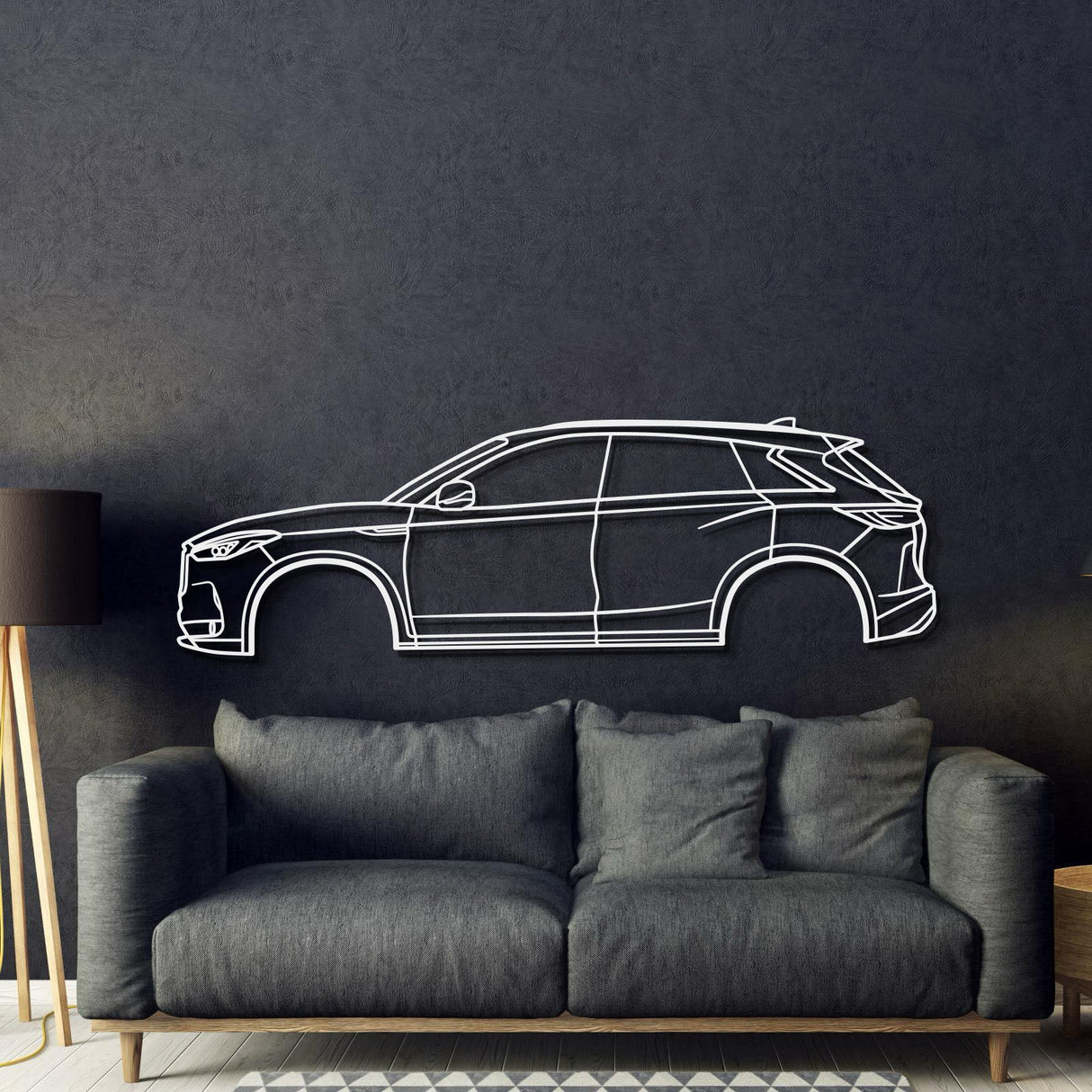 2019 QX50 2nd Gen (J55) Metal Car Wall Art - MT0675