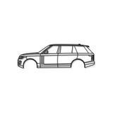 2019 Range Rover Hybrid L405 (4th Gen) Metal Car Wall Art - MT0676