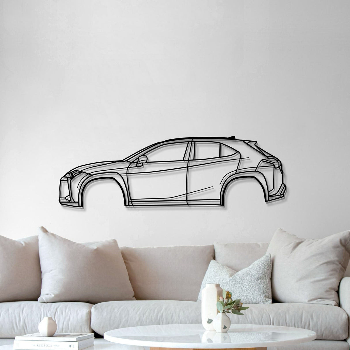 2019 UX 1st Gen (ZA10) Metal Car Wall Art - MT0683