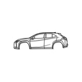 2019 UX 1st Gen (ZA10) Metal Car Wall Art - MT0683