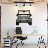 2019 G63 AMG Front View Metal Car Wall Art - MT1361