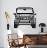 2019 G63 AMG Front View Metal Car Wall Art - MT1361