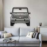 2019 G63 AMG Front View Metal Car Wall Art - MT1361