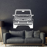 2019 G63 AMG Front View Metal Car Wall Art - MT1361