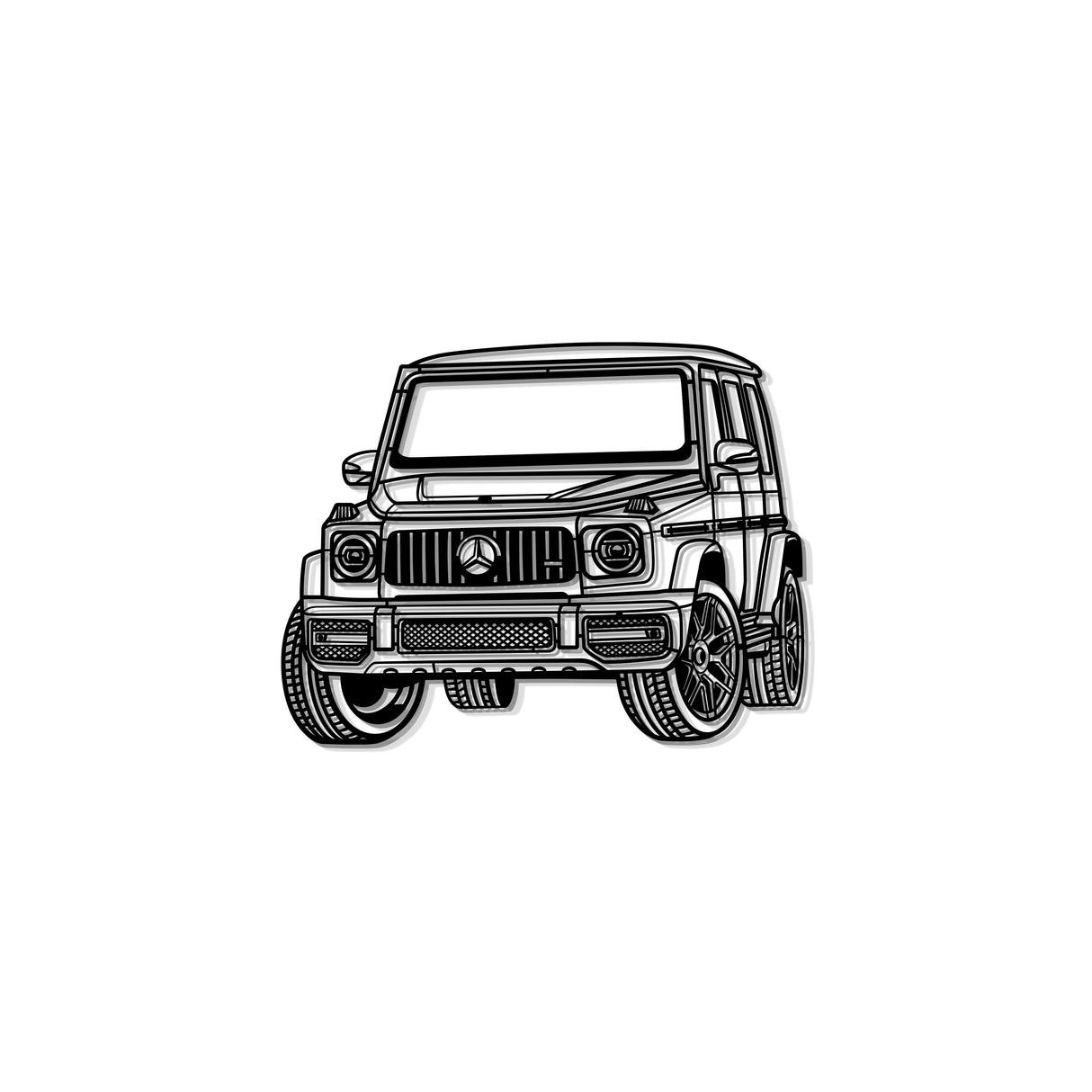 2019 G63 AMG Perspective Metal Car Wall Art - MT0454