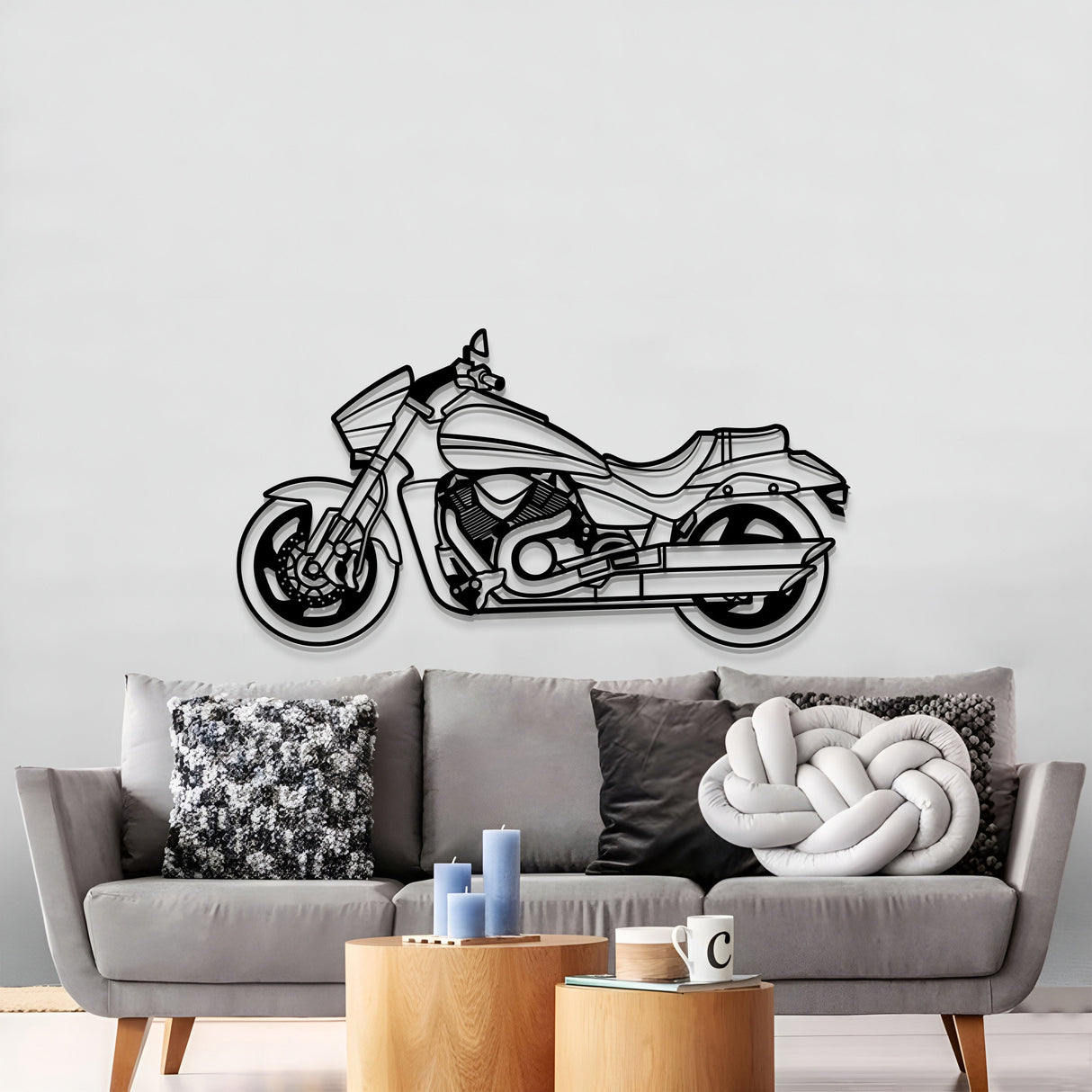 2019 M109R Boss Metal Motorcycle Wall Art - MT1413