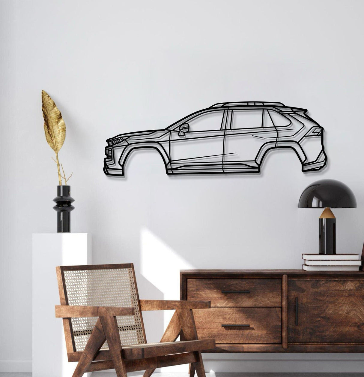 2019 RAV4 5th Gen Metal Car Wall Art - MT0679