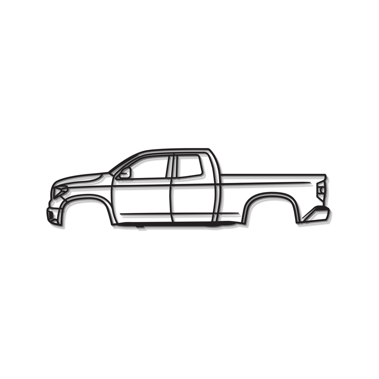 2019 Tundra 2nd Gen Metal Car Wall Art - MT0682