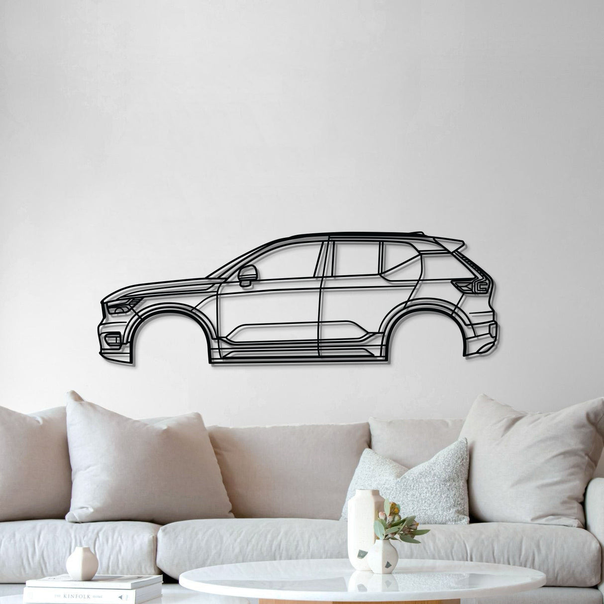 2019 XC40 1st Gen Metal Car Wall Art - MT0688