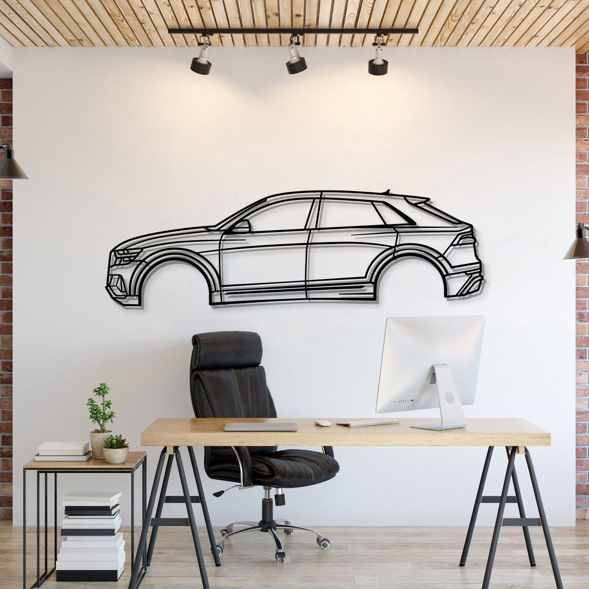 2020 SQ8 1st Gen Metal Car Wall Art - MT0723