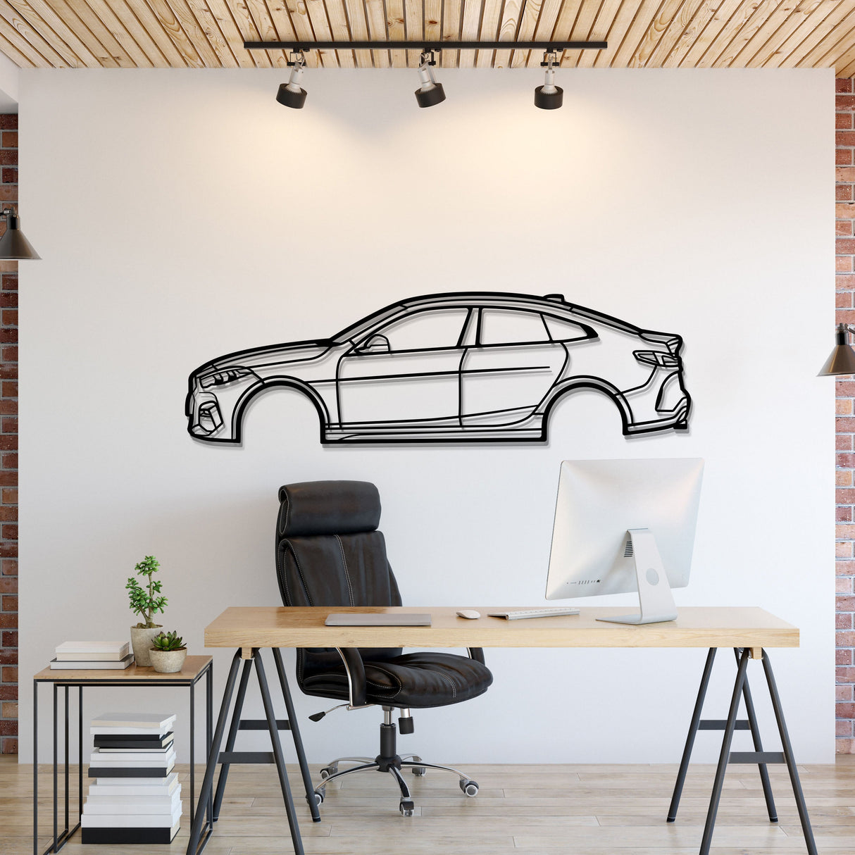 2020 2 SERIE F44 Metal Car Wall Art - MT0690